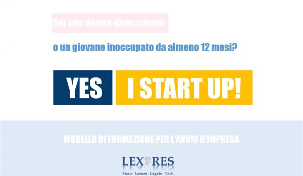 YES I START UP! Programma di formazione impresa